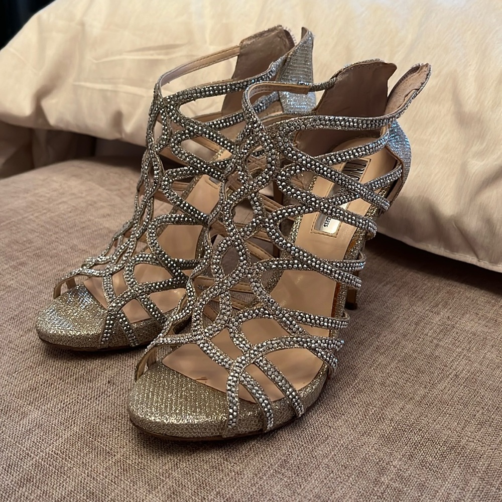 INC International Concepts Rhinestone Sandal Heels